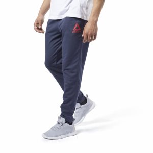 Reebok Training Essentials Logo Jogger Hosen Herren - Navy - DE 378-MQG